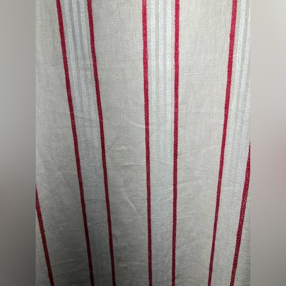 ICHI ANTIQUITES LINEN STRIPE SLEEVELESS DRESS - Picture 3 of 11